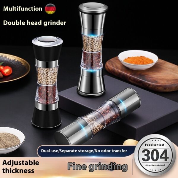 304 Double-headed Stainless Steel Pepper Grinder - Image 2