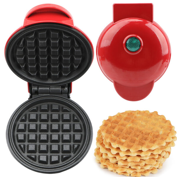 Electric Waffle Maker Machine EU Plug Mini Eggette Breakfast Pot Pan Bubble Egg Cake Oven Waffle Molds - Image 5