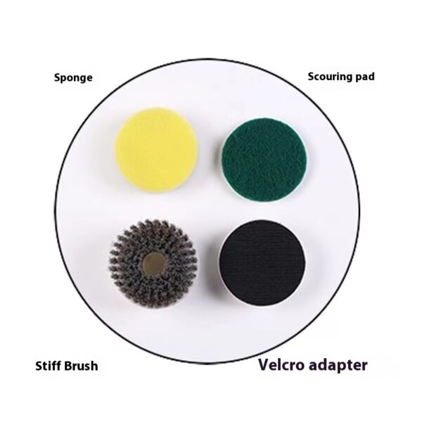 Multifunctional Smart Display Electric Cleaning Brush Wireless Kitchen Sink Cleaning Brush Waterproof Electric Pot Brush Cleaning Tool - Image 7