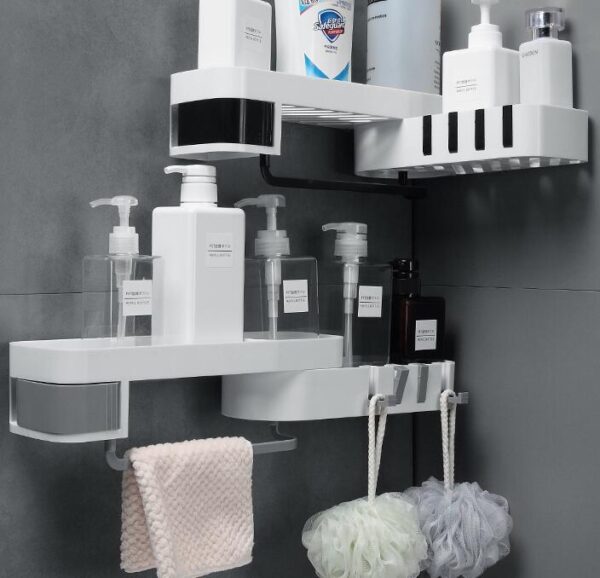 Bathroom corner shelf bathroom corner - Image 3