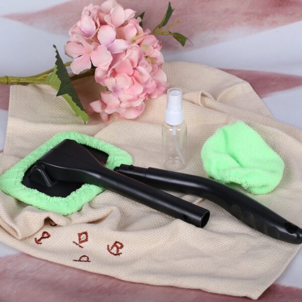 Car Window Windshield Wiper Microfiber Cloth Auto Window Cleaner Long Handle Car Washable Brush Clean Tool - Image 6