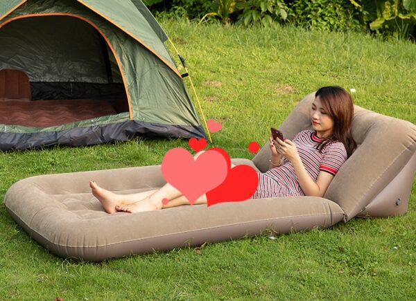 Car Travel Bed Sofa Bed Vietnam Inflat Car Travel Bed Camas Flocking Clothinflat Car Mattress Air Bed Pvc Black Seat - Image 5
