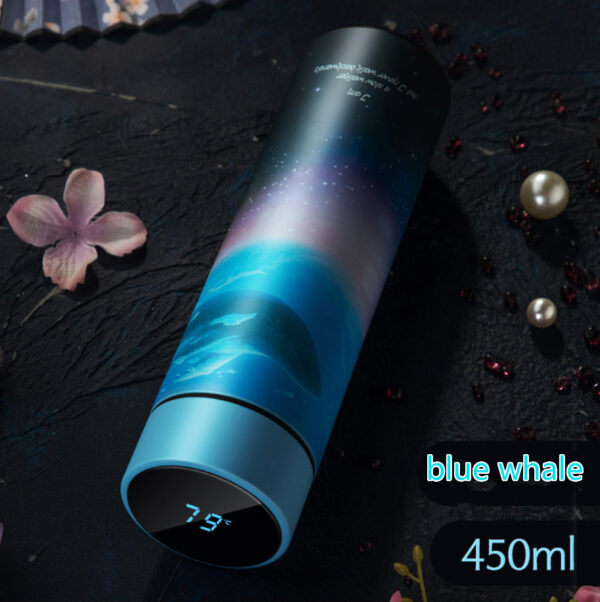 Stainless steel vacuum flask LED touch display temperature - Image 4