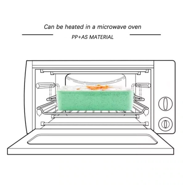 Separate Microwave Oven Light Lunch Box - Image 4