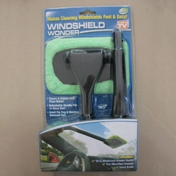 Car Window Windshield Wiper Microfiber Cloth Auto Window Cleaner Long Handle Car Washable Brush Clean Tool - Image 4