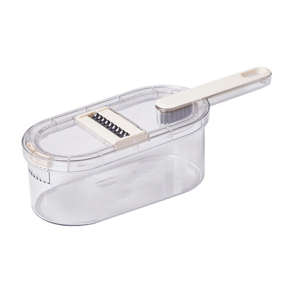 New Multifunction Vegetable Cutter With Basket And Brush Portable Slicer Chopper Kitchen Tools - Image 4