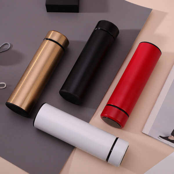 Stainless steel vacuum flask LED touch display temperature - Image 10