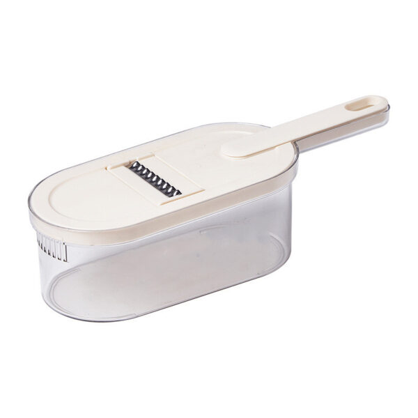 New Multifunction Vegetable Cutter With Basket And Brush Portable Slicer Chopper Kitchen Tools - Image 6