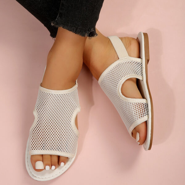 New Mesh Sandals Summer Casual Breathable Flat Shoes For Women Men Beach Shoes - Image 10