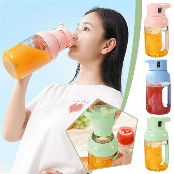 New Arrival Summer Electric Juicer Portable Large Capacity 1500ml Juice USB Rechargeable Electric Portable Blender Kitchen Gadgets - Image 3
